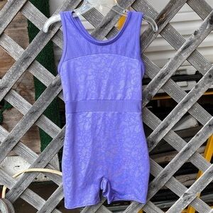 Cat & Jack Shimmering Purple gymnastic suit